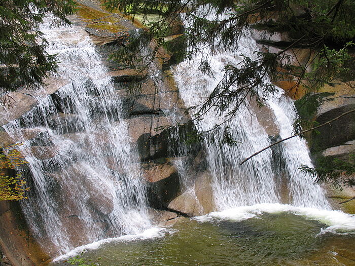 Wasserfall der Mumlava